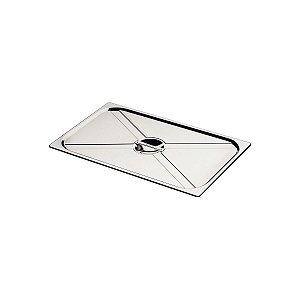 Tampa Inox S/ Recorte Cuba 52Cm 32Cm 1/1 Tramontina 61093110