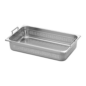Cuba Vapor Inox Perfurada 1/1 Com Alca 14L Tramonti 61081100