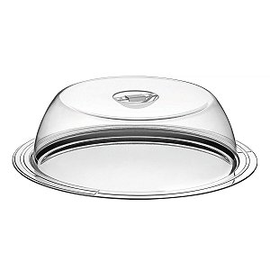 Porta Bolo Torta Inox 33Cm 2Pç Ciclo Tramontina 64510080