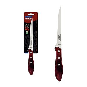 Faca Cozinha Inox 6 Polywood Madeira Tramontina 21188176