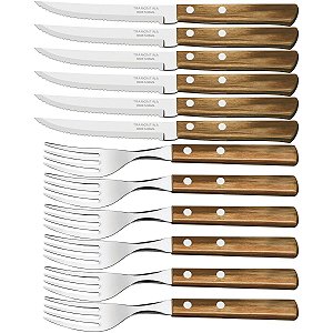 Garfo Faca Talher Churrasco Polywood Tramontina 21199411