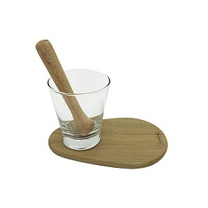 Tabua Copo Pilão Kit Caipirinha Delicate Tramontina 10239384