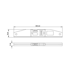 Nivel Ima Magnetico De Aluminio 12 Tramontina 43105012