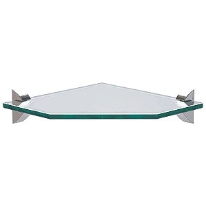 Prateleira Canto 30Cm Glass Vidro Quadra Tramontina 91221003