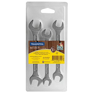 Jogo De Chaves Fixas 3 Pcs Tramontina 43408116