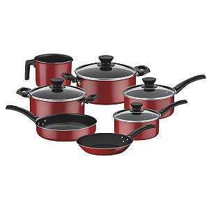 Jogo Panelas 7Pc Coimbra Vermelho Tramontina 20297741