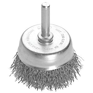 Escova Tipo Copo Arame Ondulado Com Haste 3X1/4'' 45008103