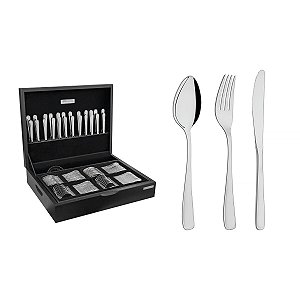 Faqueiro Aco Inox 101Pc.Continental 66965214
