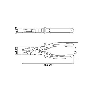 Alicate Universal 7 Tramontina 41001117