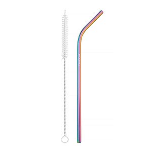 Canudo Rosa Aco Inox C/Escova Tramontina 64600145
