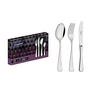 Faqueiro Aco Inox 24Pcs Monaco 66917005
