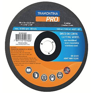 Disco Corte 4.1/2 Inox Materiais Endurecidos 45103004