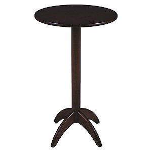 Mesa De Madeira Redonda Bistrô Viena 60Cm Tabaco 14006460