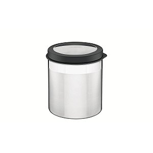 Pote Aço Inox Com Tampa Plástica Ø 16Cm 61227163