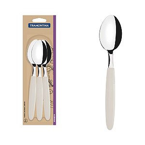 Conj Colher Mesa Inox 3Pc Ipanema Cinza Tramontina 23363366