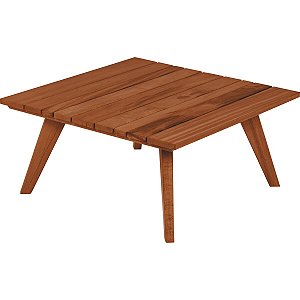 Mesa De Centro De Madeira Muiracatiara - Toscana 13908101