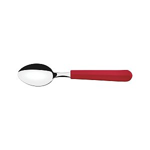 Colher Sobremesa Inox Tulum Vermelho Tramontina 23276477