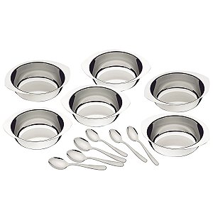 Jogo Inox P/ Sobremesa 12 Pcs Tramontina 64400743