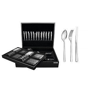 Faqueiro Aco Inox 101 Pcs Oslo 66985214