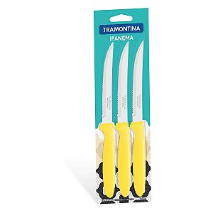 Conjunto Facas Para Churrasco 3 Peças Tramontina 23360355