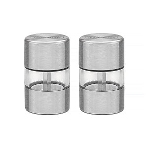 Cj Mini Moedores Aco Inox/Acrilico Tramontina 64650000