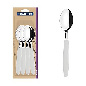 Conj Colher Mesa Inox 12Pc Ipan Branco Tramontina 23363980