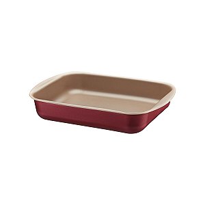 Assadeira Funda Alumínio Antiaderente 22Cm 1,9L Tramo 20051722