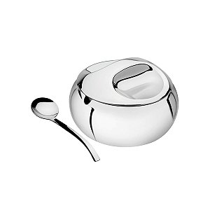 Açucareiro Porta Açúcar Pote Inox 320Ml Tramontina 64400500