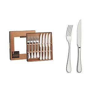 Garfo Faca Inox Firenze Estojo Churrasco Tramontina 66925614