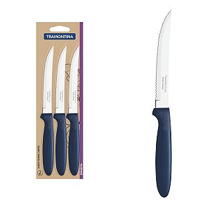 Conjunto Facas Para Churrasco 3 Peças Tramontina 23360315