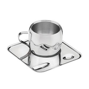 Jogo Inox P/ Cafe 2Pcs Continental Tramont 64430851