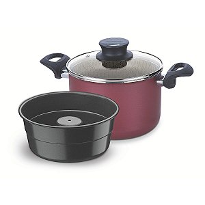 Panela Forma Pudim Aluminio 2Pç 20Cm 4,5L Tramontin 20539720