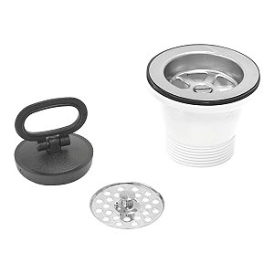 Válvula Pia Cuba Inox Econômica S/Escape 3" 94510000