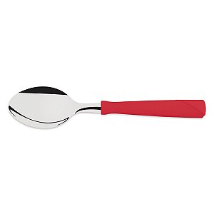 Colher De Mesa New Kolor Inox Vermelho 23163470
