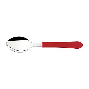 Colher De Mesa Leme Inox Vermelho 23183470
