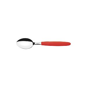 Colher Para Chá Ipanema Inox Vermelho 23367470