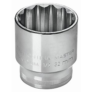 Soquete Estriado Vanádio 8 Mm, Encaixe 1/2 43601108