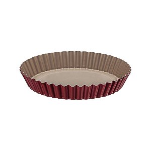 Forma Vermelha Antiaderente Removível 24Cm 1,4L 20064724