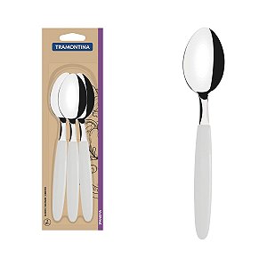 Conjunto Colheres Mesa Ipanema Inox Branco 3 Peças 23363380