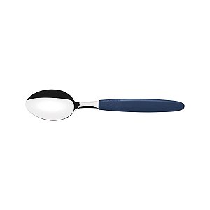 Colher Para Sobremesa Ipanema Com Lâmina Inox Azul 23366410