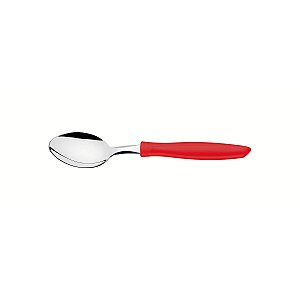 Colher Para Chá Aço Inox Vermelho - Tramontina 23417470