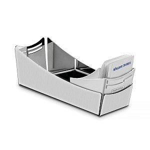 Porta Sachês Inox Com Suporte Colheres Em Plástico 61531000