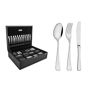 Faqueiro Aco Inox 130Pcs C/Estojo Tramontina 66917227