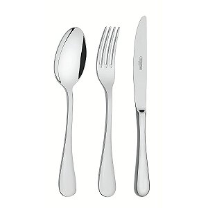 Faqueiro 130 Peças Modelo Classic Aço Inox Tramont 66928423