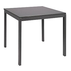 Mesa Quadrada Barcelona Grafite 80Cm Piazza Tramont 14147585
