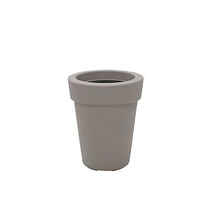 Vaso Gipsy Em Polietileno Concreto 55 Cm Tramontin 92776210