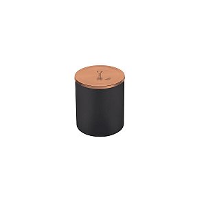 Lixeira Útil Rose Mix Balde Plástico Preto 5L 94540056