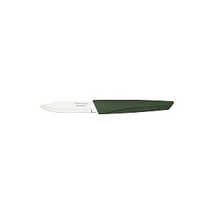 Faca Legum/Frut Inox 3 Lyf Verde Tramontina 23113023