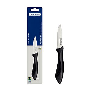 Faca Legum/Frut Inox 3 Affilata Preto Tramontina 23650103