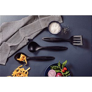 Jogo Utensilio Nylon 3Pc Abilit Preto Tramontina 25199011